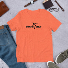 Load image into Gallery viewer, Orange Goats Only T-Shirt
